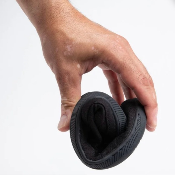 Men’s size 12 Rutsu Original Barefoot Sneakers High Black with transition insole - Picture 7 of 11